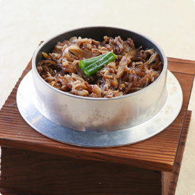 牛しぐれ釜飯